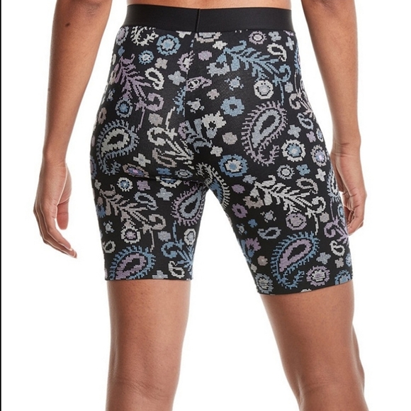 Champion Cross Stitch Pattern Authentic Bike Shorts Paisley Size XS - Picture 3 of 11